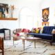 Looks for Less:  Modern Bohemian Living Room