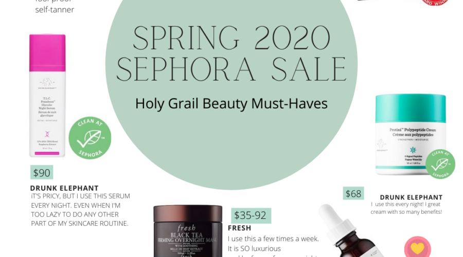Spring 2020 Sephora Sale Holy Grail Beauty Picks
